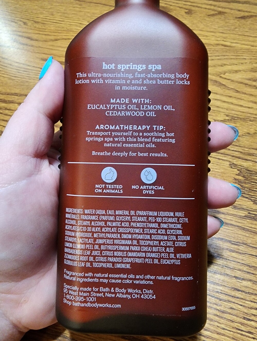 New! Bath & Body Works Hot Springs Spa Moisturizing Body Lotion - Picture 2 of 2